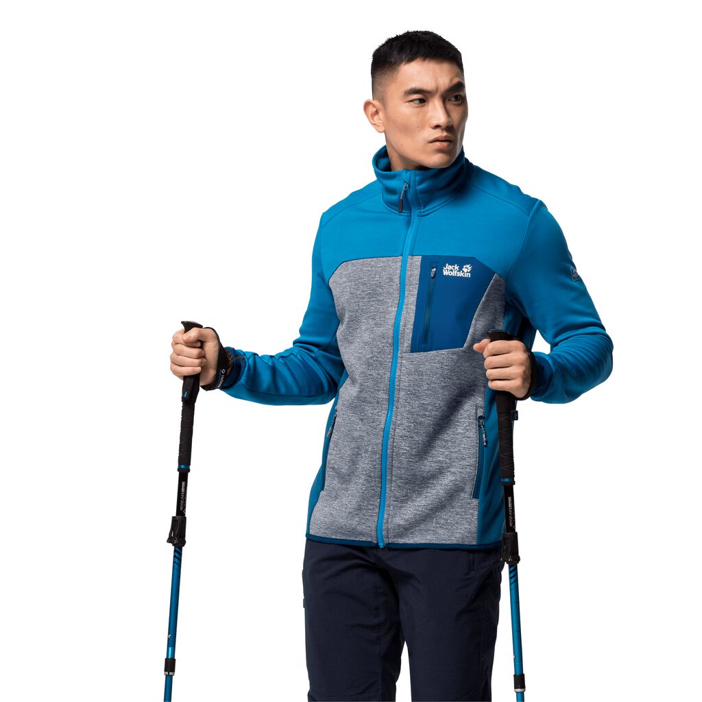 Jack Wolfskin SKY PEAK Vestes Homme Bleu - QKSAXVM-34